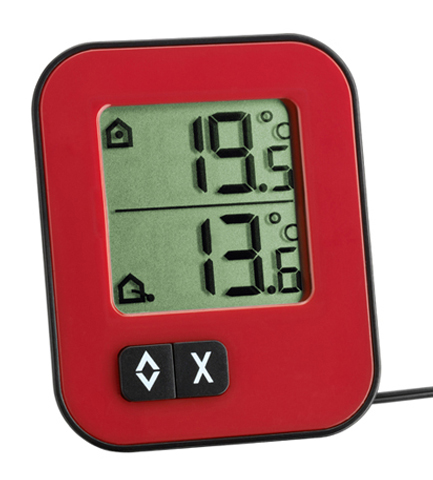 Digital indoors/outdoors min/max Thermometer image