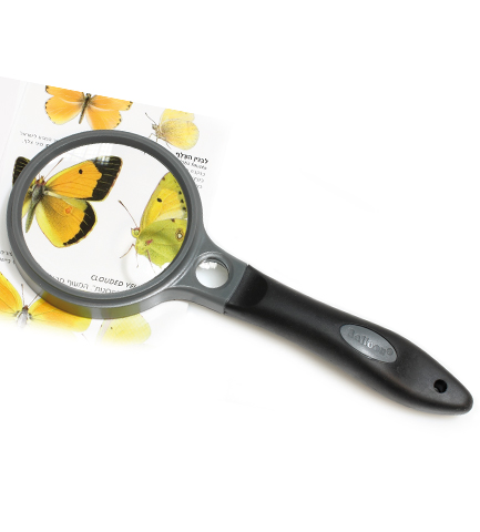 Magnifying Glass with Ergonomic Rubber Handle, 75mm image