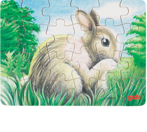 House Animals Wooden Puzzle image
