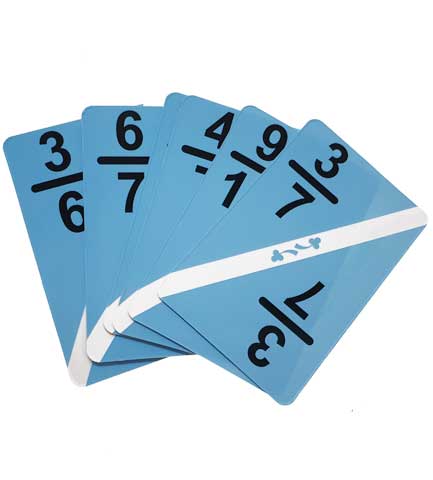 קלפים מתמטיים - שברים ומשלימים  image