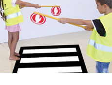 תמונת קטגוריה בטיחות בדרכים בגן הילדים
